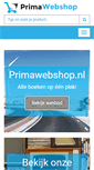 Mobile Screenshot of primawebshop.nl
